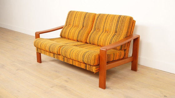 Image 1 of Vintage 2-zits bank | Teak | Retro
