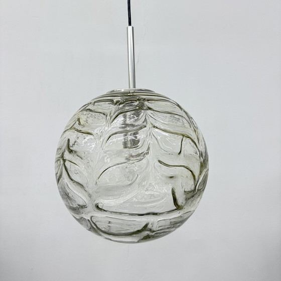 Image 1 of Suspension Doria en verre leuchten , 1970