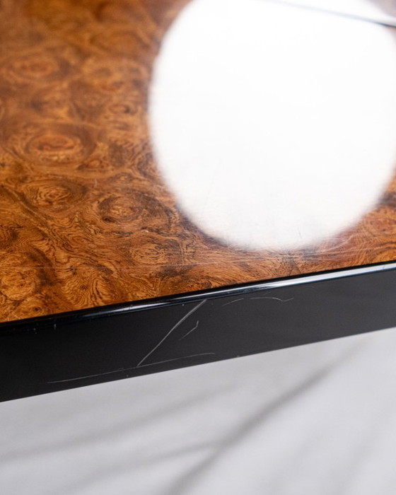 Image 1 of Elm burl salontafel/bar, Paul Michel voor Roche Bobois, Frankrijk, jaren 80