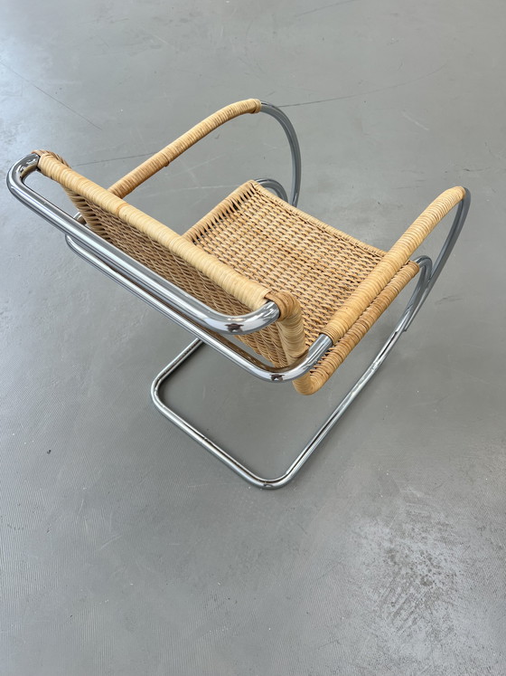 Image 1 of Thonet MR20 armchair Mies van der Rohe wickerwork 1960s S533 Bauhaus design