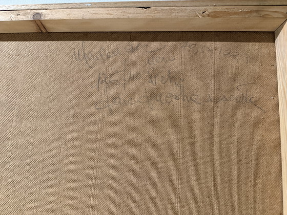 Image 1 of Martin Pötsch – “Arte finché durano le scorte”, 1995 – Acrilico su tela, firmato ed etichettato