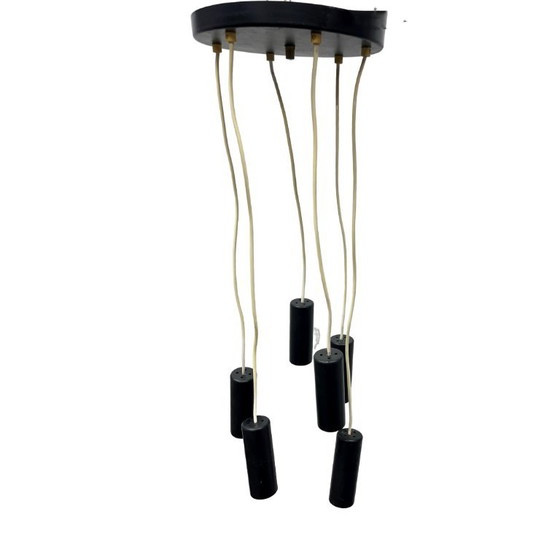 Lampada a sospensione Elektroinstala Jílové Cascade (modello 68816/1) – Cecoslovacchia vintage, anni '70. (photo 5 of 14)