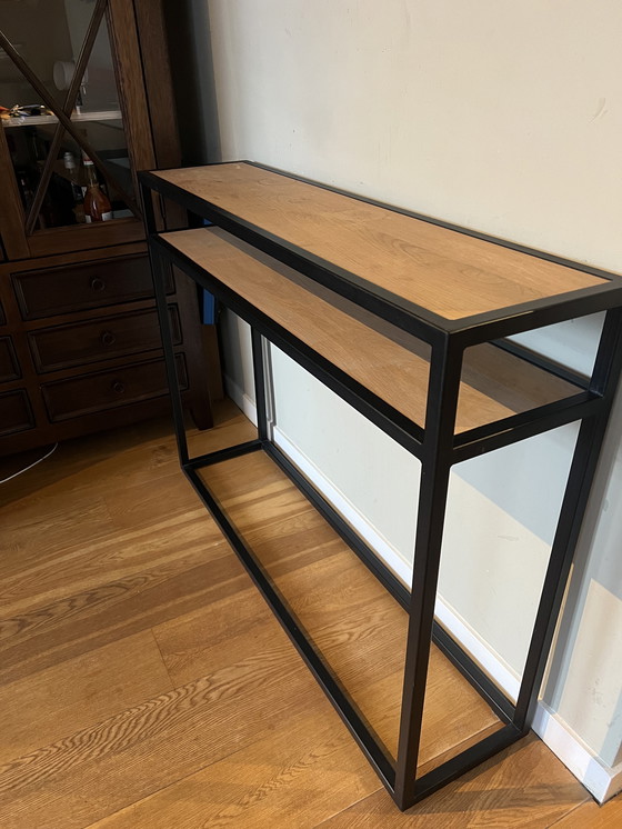 Image 1 of Oak wood side table