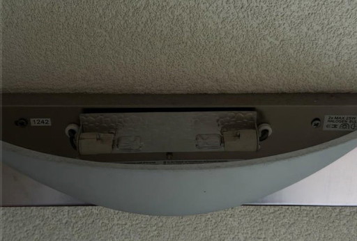 4 lampade da parete IKEA Klaviatur con vetro satinato e metallo