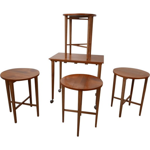 Tavolini impilabili vintage, 1950