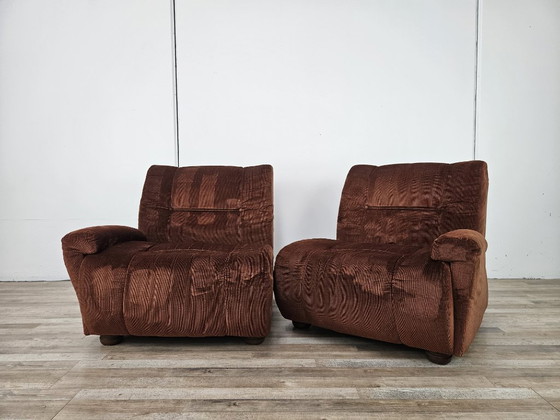 Modulares Zweisitzer-Sofa, 1970 – Modulare Sofas, Textile, Klassiek (photo 6 of 16)