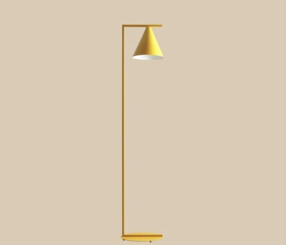Image 1 of Formal Floor Mustard Lamp
