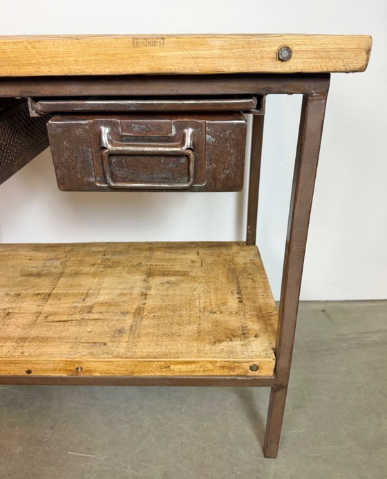 Image 1 of Vintage Industrial Worktable, 1960s
