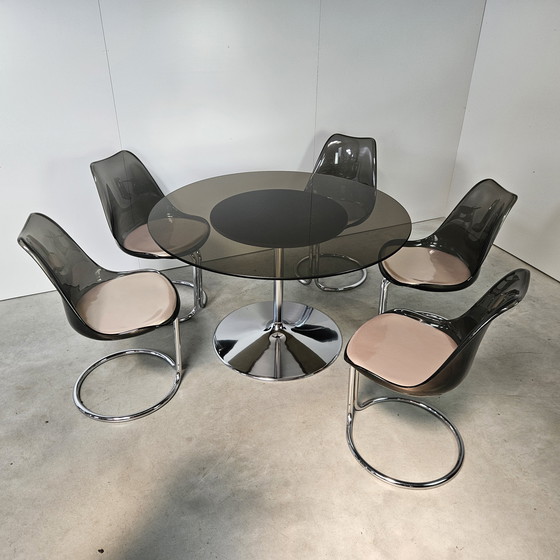 Image 1 of Vintage Space Age dining set seventies