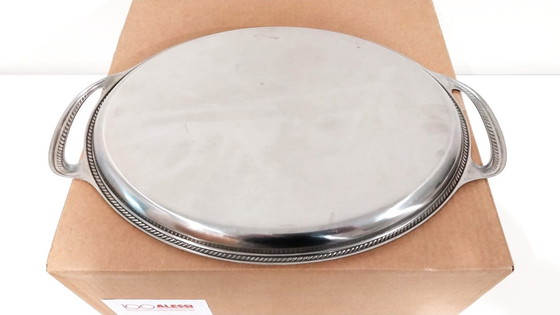 Image 1 of Julklapp Kerstcadeau Originele ALESSI Vintage Serveerschaal - Zilverkleurig