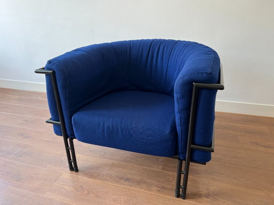 Image 1 of Fauteuil vintage Harvink Design - Postmoderne - Bleu