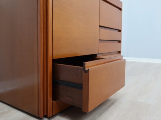 Image 1 of Mobile bar serie Angelo Mangiarotti 4D in noce nazionale anni '70