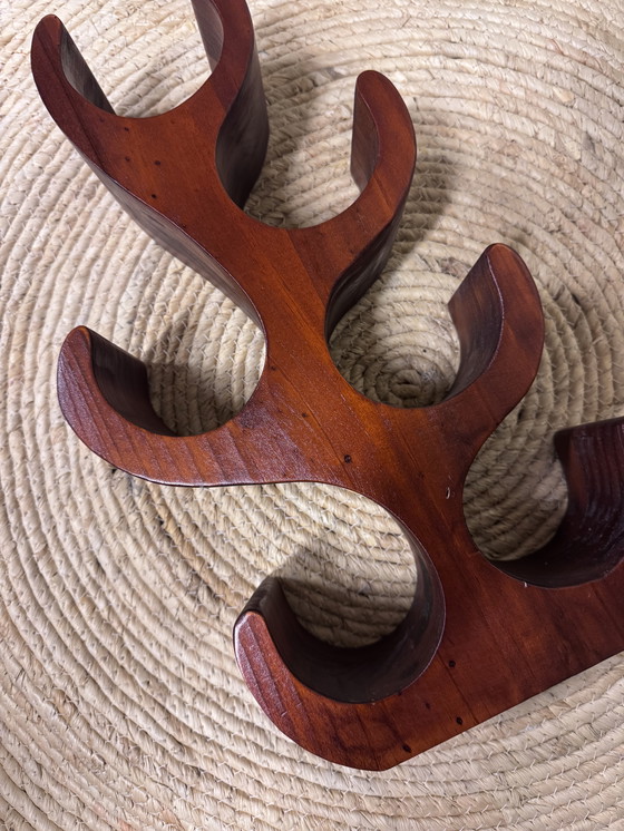 Image 1 of Wijnrek / Flessenrek Acaciahout