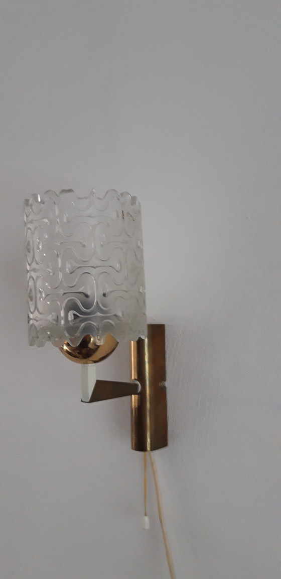 Image 1 of lámpara de pared fagerlund orrefors kalmar años 60