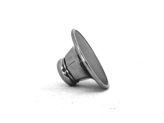 Image 1 of Inktpot van Art Deco, design uit de jaren '30, met een bijpassend elegant potlood.