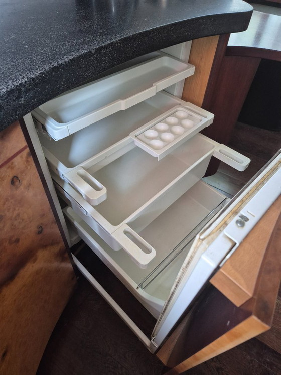 Unieke Custom Jugendstil Designkeuken (1996) – Organisch Fineer met Bar & Radiatorombouw – Merk onbekend (photo 6 of 8)