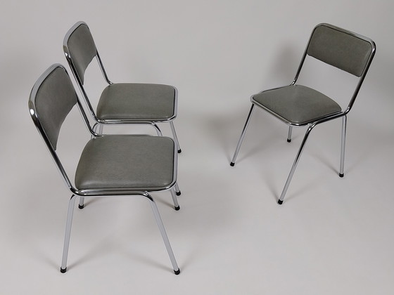 Image 1 of Satz von 3 Tavo Stühlen, 1970er Jahre