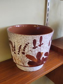 Grote Vintage Marei Keramiek Bloempot Plantenbak