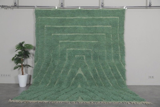 Authentiek handgemaakt traditioneel vloerkleed van natuurlijke wol, afmeting 140x260 cm