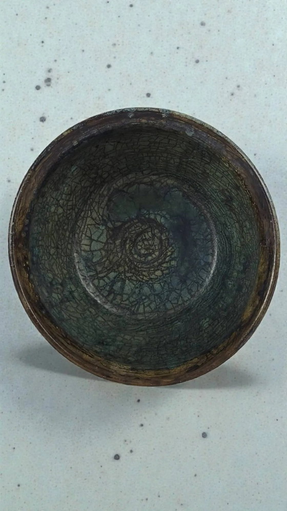 Steengoed pot gesigneerd Anne Marie Sybesma Alias MIEP La Borne – Plantenbak, Porcelain, Organic Modern (photo 6 of 9)