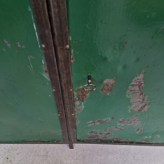 Image 1 of Industrial vintage cabinet highboard bar wall cabinet bookcase metal cabinet