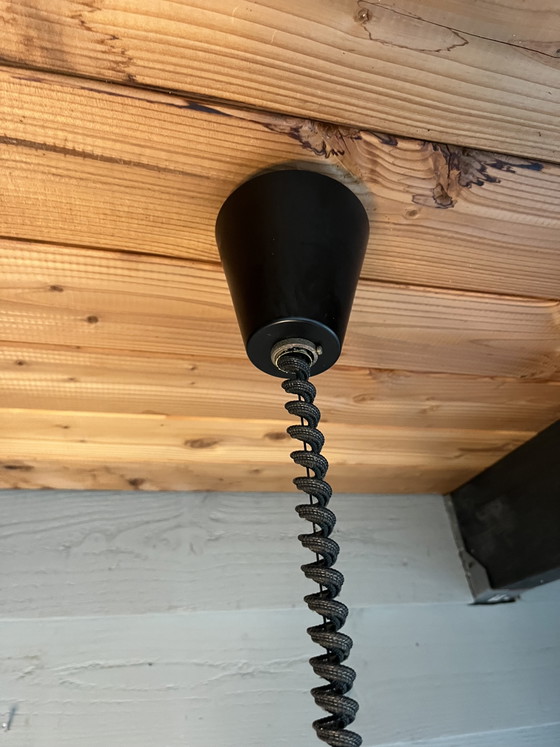 Vintage Dijkstra Space Age-hanglamp, koperkleurig metallic – Dijkstra Lampen, Hanglampen (photo 2 of 10)