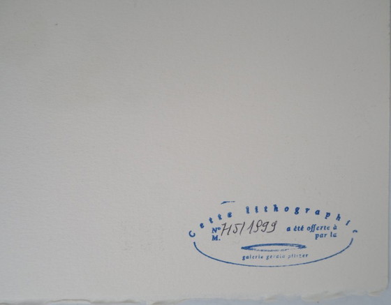 Sam FRANCIS: Armonia di colori, omaggio all'orologio, litografia originale firmata – Litografie e stampe (photo 4 of 8)