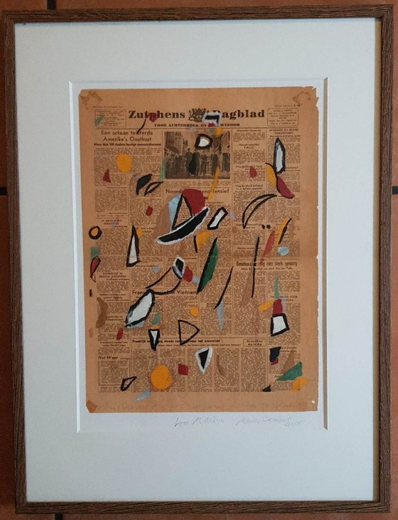 Image 1 of Remco Wouter Campert (1929) Piezografía "Para Deborah" Ges Ged