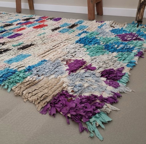 Boucherouite loper / vloerkleed 200x96cm