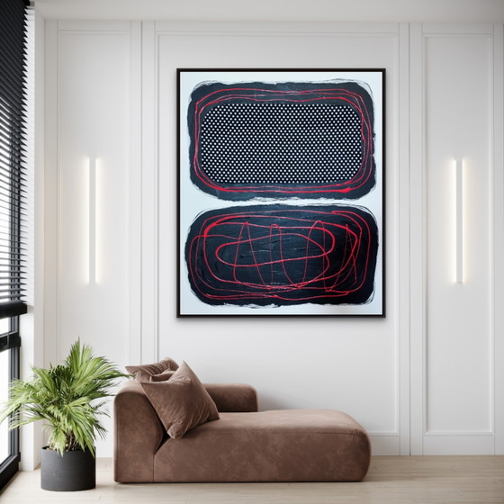 Antadze Abstrakte Komposition XXL – Gemälde & Zeichnungen, Canvas, Textile (photo 6 of 15)