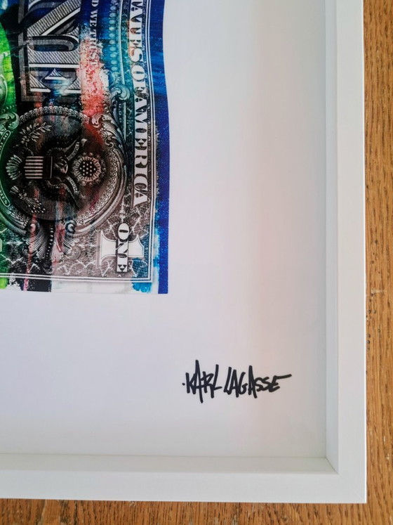 Image 1 of Karl LAGASSE - New Art Dollar 37 - Sérigraphie d'Artiste