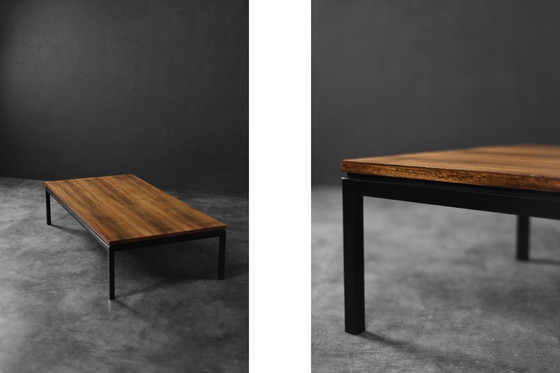 Image 1 of Tavolino basso da caffè in teak marrone, stile danese moderno di metà secolo, anni '60