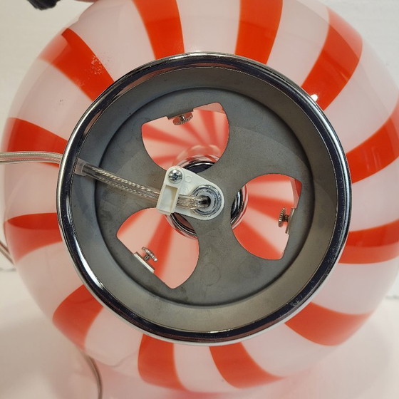 Image 1 of Tischlampe, mundgeblasener Glaskolben, Muranoglas, 80er Jahre – Italien