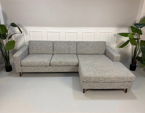 Image 1 of Bolia Scandinavia Sofa Fabric Grey 3-Seater Ottoman