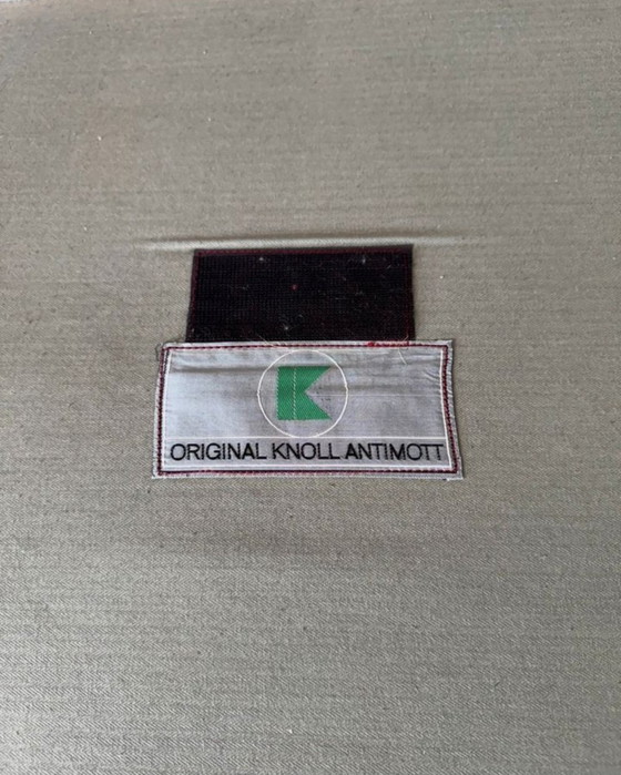 Image 1 of Excepcional conjunto de sofá y sillón Knoll Antimott de mediados de siglo, estilo danés moderno, década de 1970