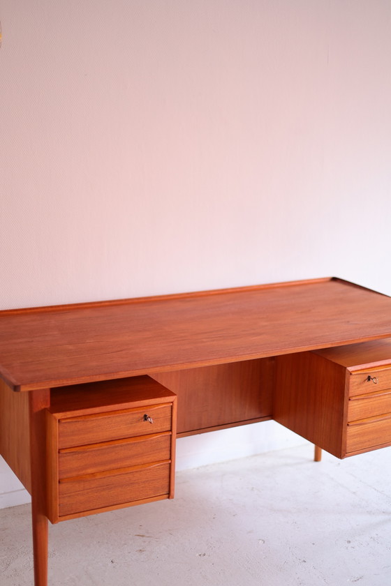 Bureau Peter Lovig Nielsen Jaren 60/70 – Hedensted Møbelfabrik, Wood (photo 4 of 7)