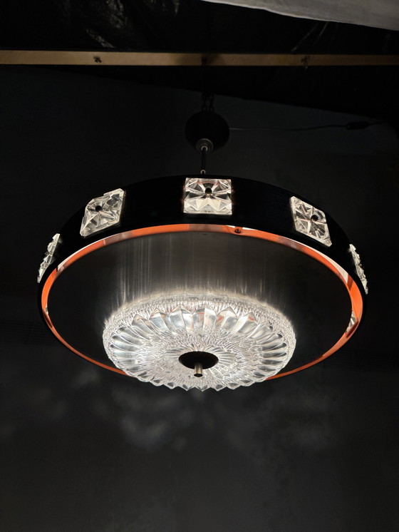 Image 1 of Lámpara colgante OVNI de estilo espacial de mediados de siglo XX (años 60)