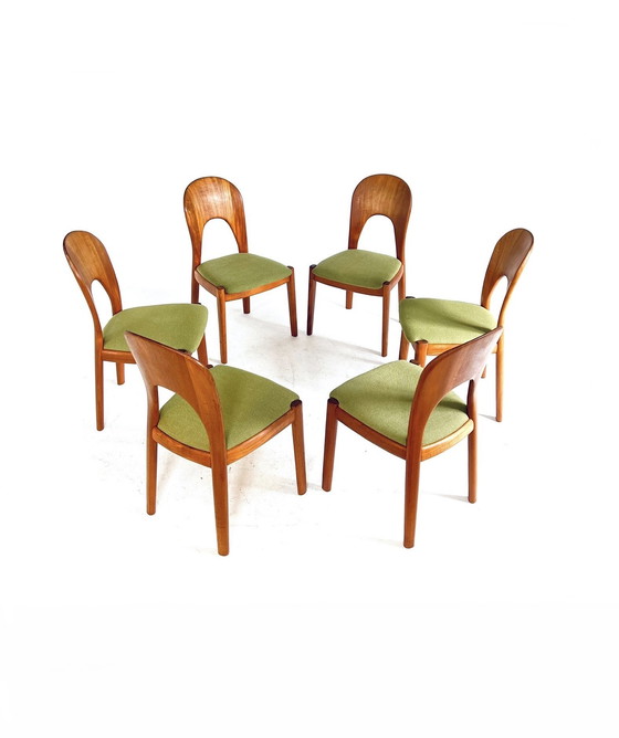 Image 1 of 6x 'Morten chair', Koefoeds Hornslet '70