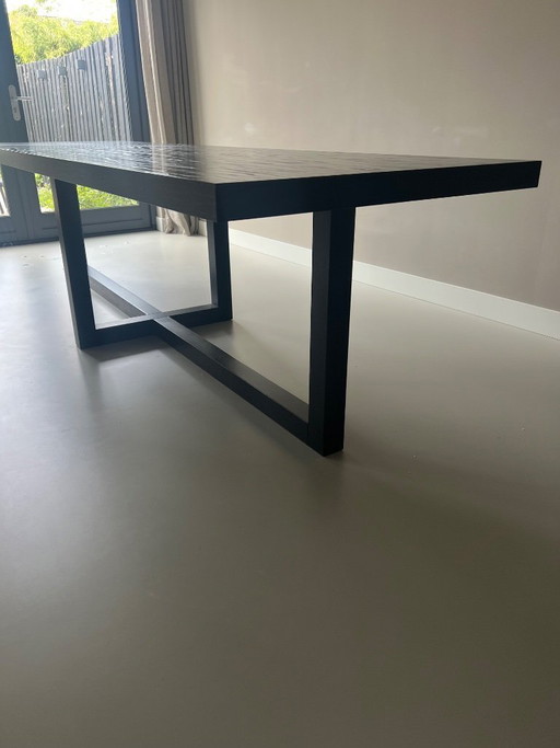 Puuur Interiors tafel eiken zwart