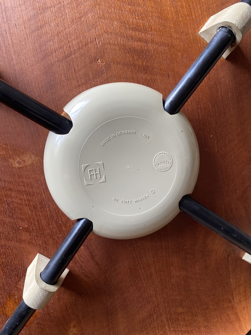 4 dänische Stühle 1969 Jacobsen von Fritz Hansen