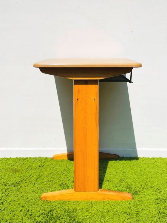 Image 1 of Pupitre y silla de madera Casala. Años 60