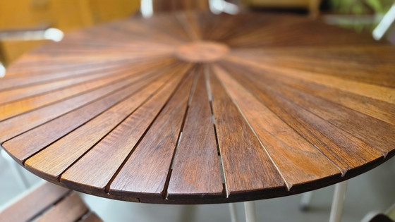 Deense Daneline / BKS Tuinset – Jaren 60 – Teak – Wood, Iron (photo 4 of 6)