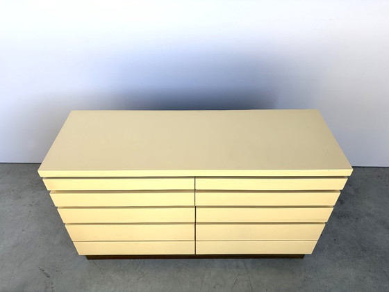 Jean Claude Mahey chest of drawers, 1970s – Brass (photo 7 of 11)