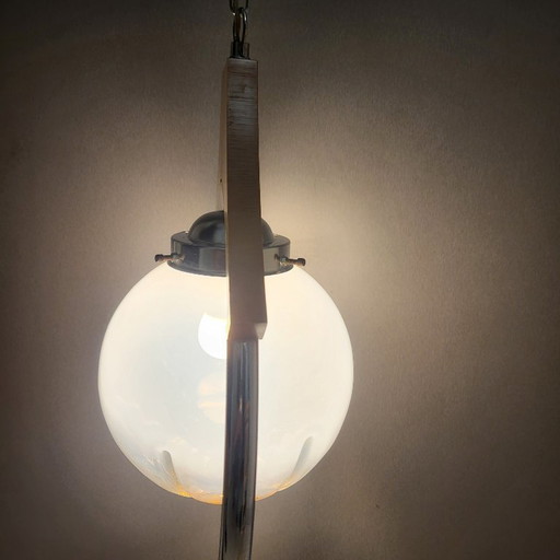 Murano Mazzega suspension lamp, Italy 1960,70