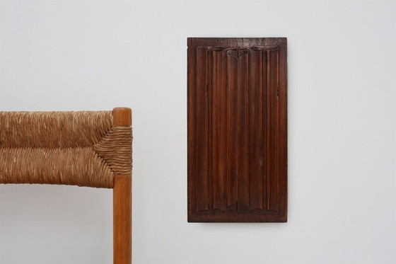 Image 1 of 16th Century oak carved Gothic Panel, Belgium