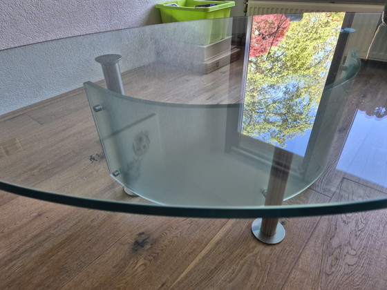 Image 1 of Beautiful designer coffee table by Ronald Schmitt, model K255, in very good condition.