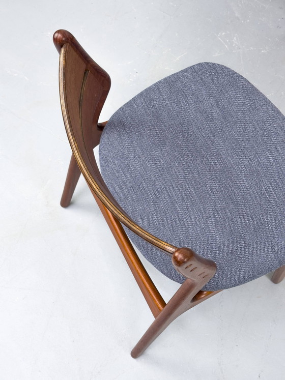 6 Deense Teak Eetkamerstoelen van Erik Buch voor Chr. Christensens, jaren 60 – Mid Century Modern (photo 8 of 24)