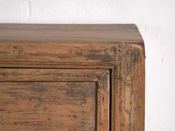 Credenza antica a tre ante in legno di pino – Cina, circa 1900 – Credenze con vetrina, Iron (photo 31 of 40)