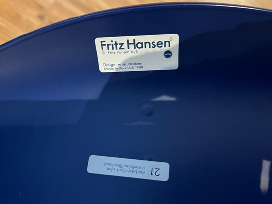 Image 1 of Zwei Bürostühle Modell 3217 von Arne Jacobsen für Fritz Hansen