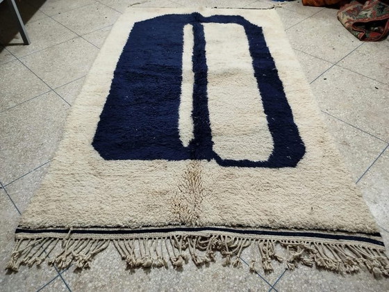 Beni Ouraïne Berber Rug in Pure Wool 2/3 M – Alessi, Rugs & carpets (photo 5 of 6)